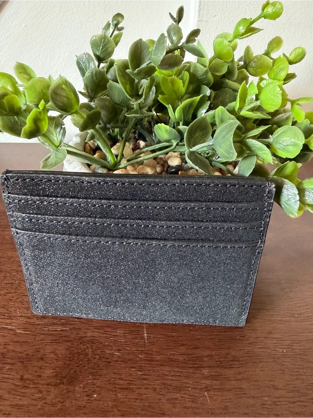 kate spade ♠️ glitter card holder